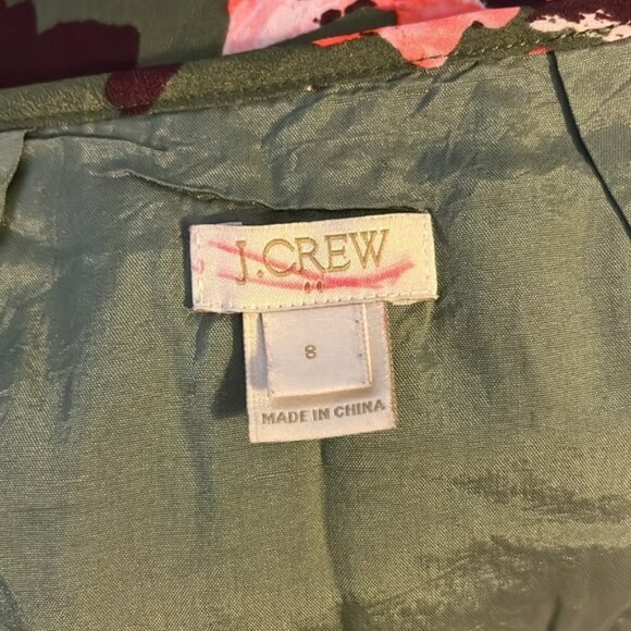 J Crew Floral Tulip Dress Size 8 - Picture 12 of 14